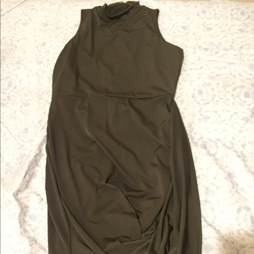 Army green dress